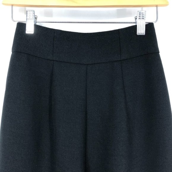 Le fou Wilfred Aritzia Black Dress Pants with Gold front buttons Size 00 - Picture 9 of 16